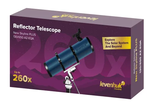 fotografia di Telescopio Levenhuk New Skyline PLUS 130/650 AZ-EQA,  2