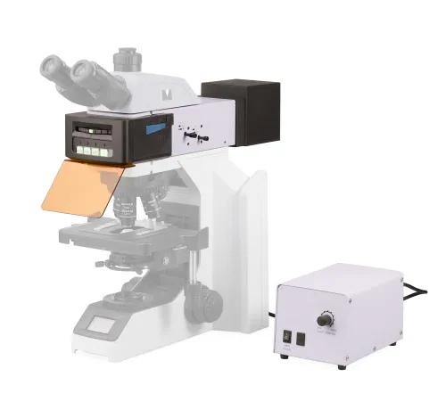 immagine di Attacco epi-fluorescenza MAGUS Epi-FL04 LED, cubi per filtri fluorescenti FITC/TRITC/DAPI,  10