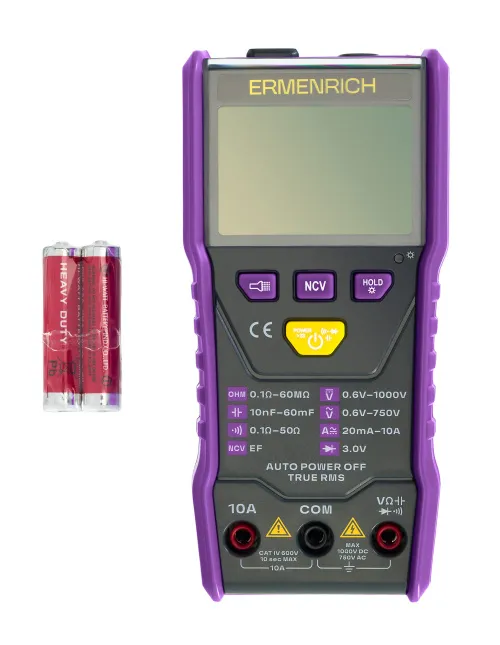 immagine di Multimetro digitale Ermenrich Zing TC20,  2