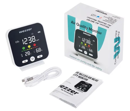 fotografia di Misuratore della qualità dell’aria Levenhuk Wezzer Air MC40,  2