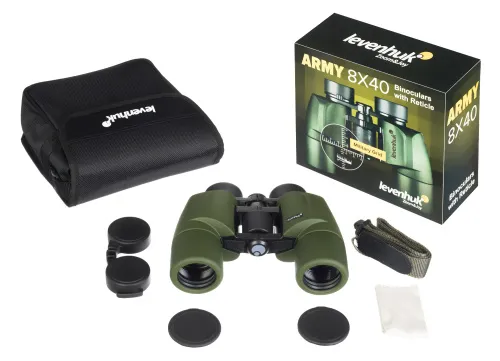 figura di Binocolo con reticolo Levenhuk Army 8x40,  5