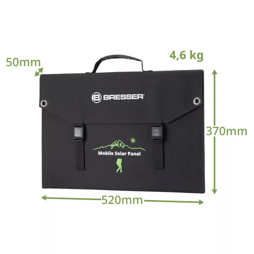 foto di Caricabatterie solare portatile Bresser 120 watt con alimentazione USB,  6