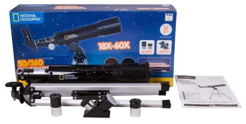 foto di Telescopio Bresser National Geographic 50/360 AZ,  7