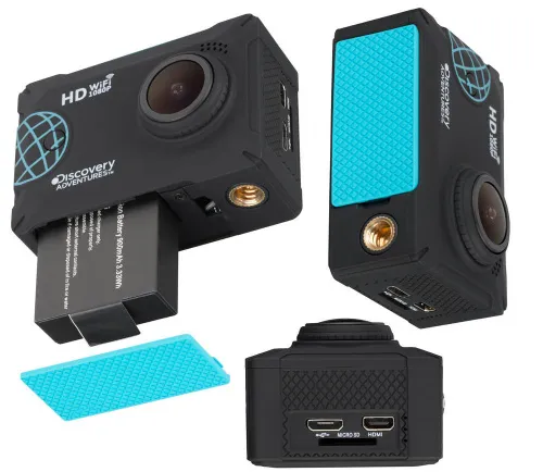 figura di Bresser Discovery Adventures Trek Full HD 140° Wi-Fi Action Camera,  2