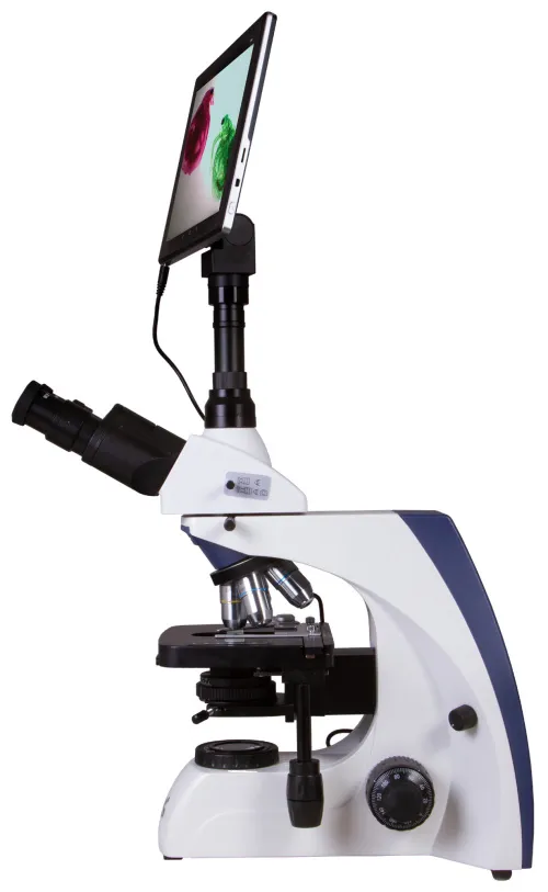 figura di Microscopio trinoculare digitale Levenhuk MED D30T LCD,  9