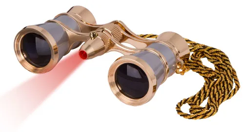 fotografia di Binocolo da teatro Levenhuk Broadway 325F (con luce LED e cordoncino da collo) - Articolo in esposizione,  2