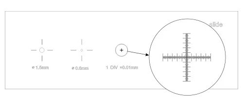 immagine di Vetrino di calibrazione CS5 MAGUS (XY0,01/0,07/0,15/0,6/1,5),  6
