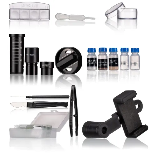 immagine di Microscopio Junior Bresser con ingrandimento 40x-2000x,  3