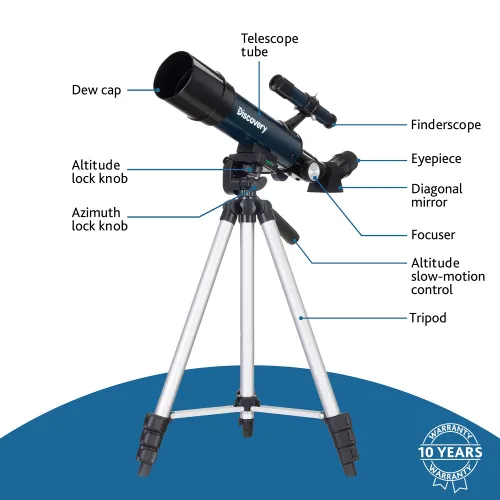 fotografia di Telescopio Levenhuk Discovery Sky Trip ST50 con libro,  17