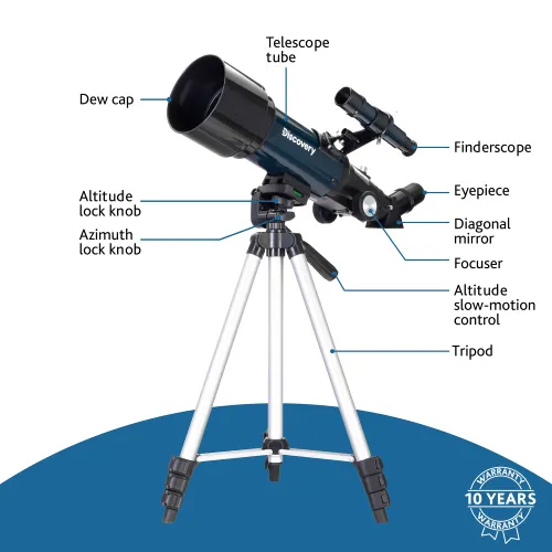 fotografia di Telescopio Levenhuk Discovery Sky Trip ST70 con libro,  17