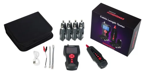 immagine di Misuratore di lunghezza dei cavi di rete Ermenrich NetGeeks NL70,  2