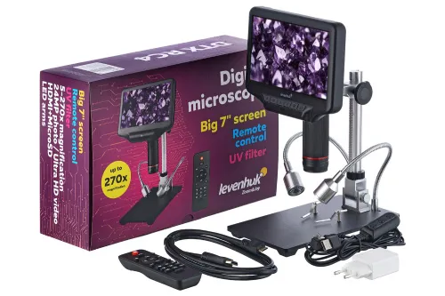immagine di Microscopio con telecomando Levenhuk DTX RC4,  2