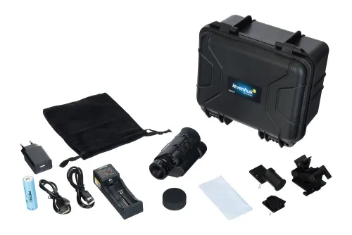 immagine di Visore notturno monoculare digitale Levenhuk Halo NVM50 Helmet,  4