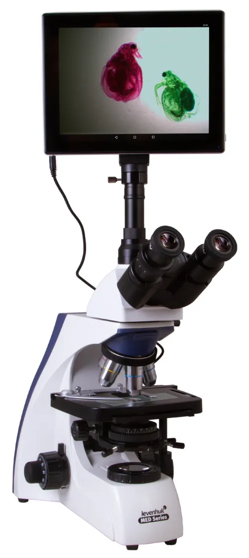 figura di Microscopio trinoculare digitale Levenhuk MED D30T LCD,  4