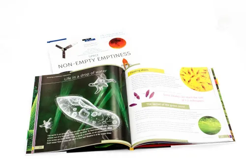 figura di Spazio. Microcosmo. Libro educativo in 2 volumi, copertina rigida,  3