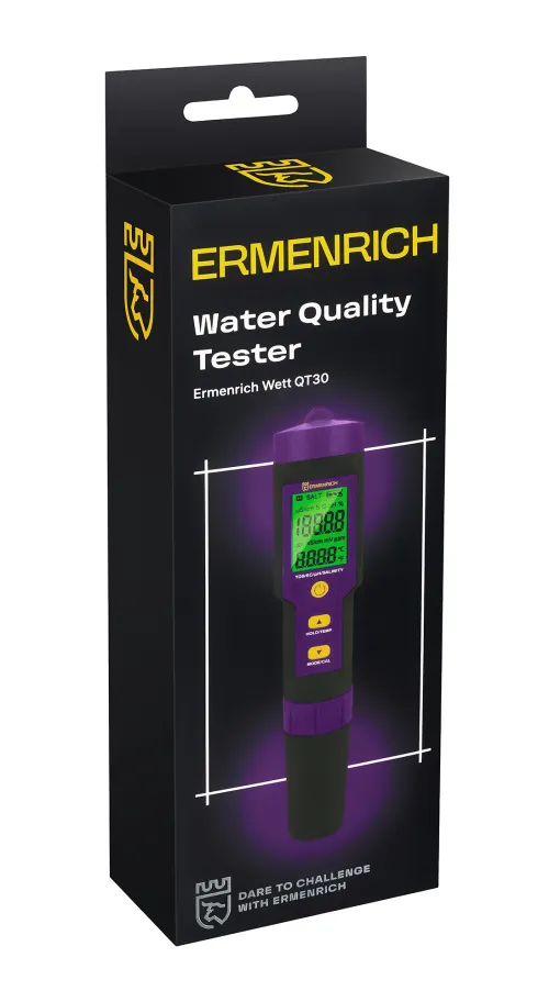 foto di Tester di qualità dell’acqua Ermenrich Wett QT30,  6
