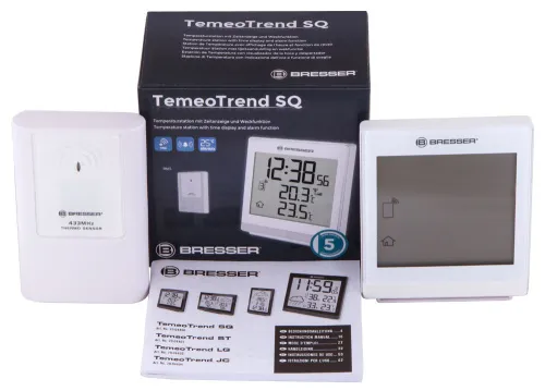 figura di Bresser Temeotrend SQ stazione meteo, bianco,  2