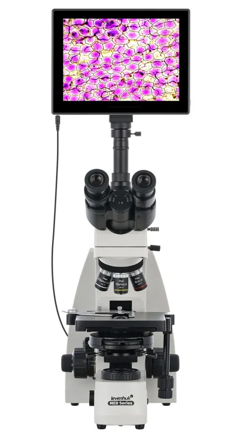 fotografia di Microscopio trinoculare digitale Levenhuk MED D45T LCD,  4