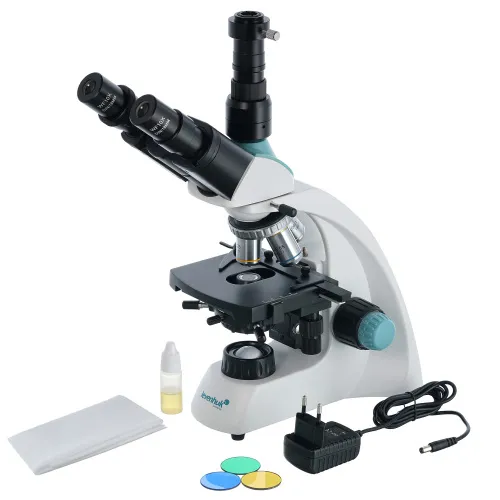 fotografia di Microscopio trinoculare Levenhuk 400T,  2
