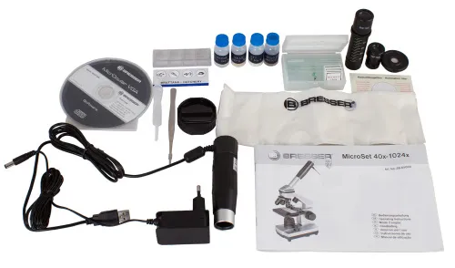 immagine di Microscopio Bresser Junior 40–1024x, con custodia rigida,  9