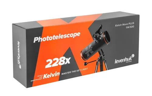 foto di Fototelescopio Levenhuk Kelvin Nova PLUS 114/500,  18