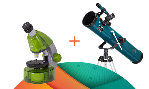 Ottieni un vivace microscopio in omaggio con un telescopio Levenhuk LabZZ