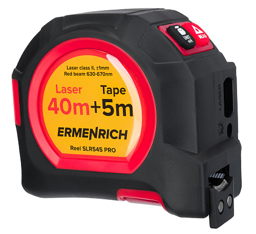 fotografia di Misuratore laser con flessometro Ermenrich Reel SLR545 PRO