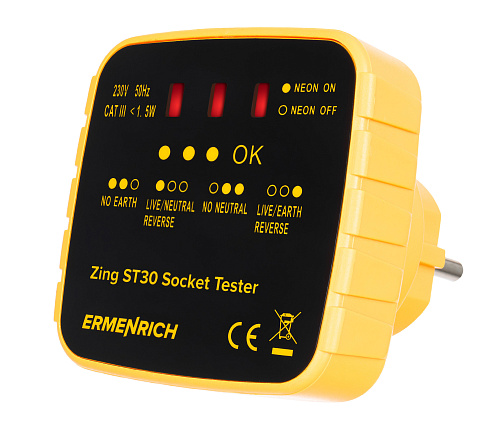 immagine di Tester per prese elettriche Ermenrich Zing ST30