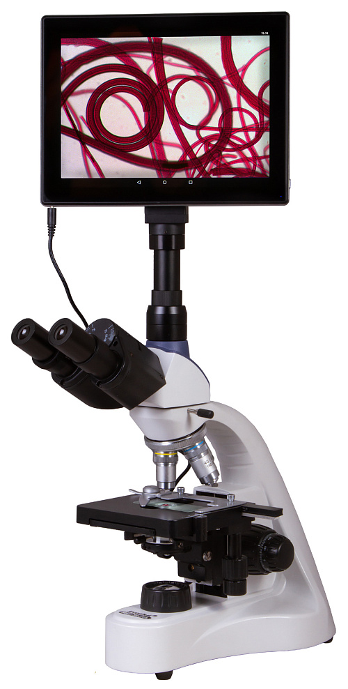 fotografia di Microscopio trinoculare digitale Levenhuk MED D10T LCD